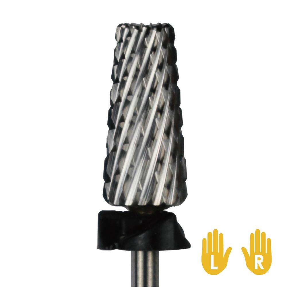 5 En 1 taladro de uñas de forma cónica multifunción, Cross Teeth Edition, broca para máquina de manicura de uñas: Extra Coarse -XC