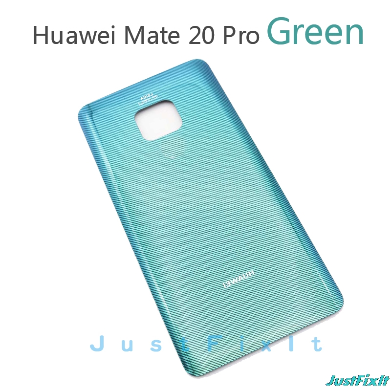Voor Huawei Mate 20 Pro Batterij Cover Mate20 Pro Terug Glass Panel Voor Huawei Mate 20pro Achter Deur Behuizing Case: Green For Mate20pro
