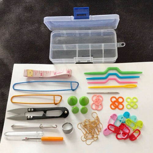 Useful Variety Of Tools Knitting Sewing Tools Kit Crochet Needle Hook Accessories Supplies With Case