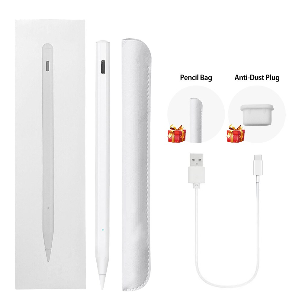 Para Stylus Pen lápiz Apple 2 para iPad Pro 11 12,9 9,7 Air 3 10,2 Mini 5 para iPad Pencil con pluma de rechazo de Palma: No Tips