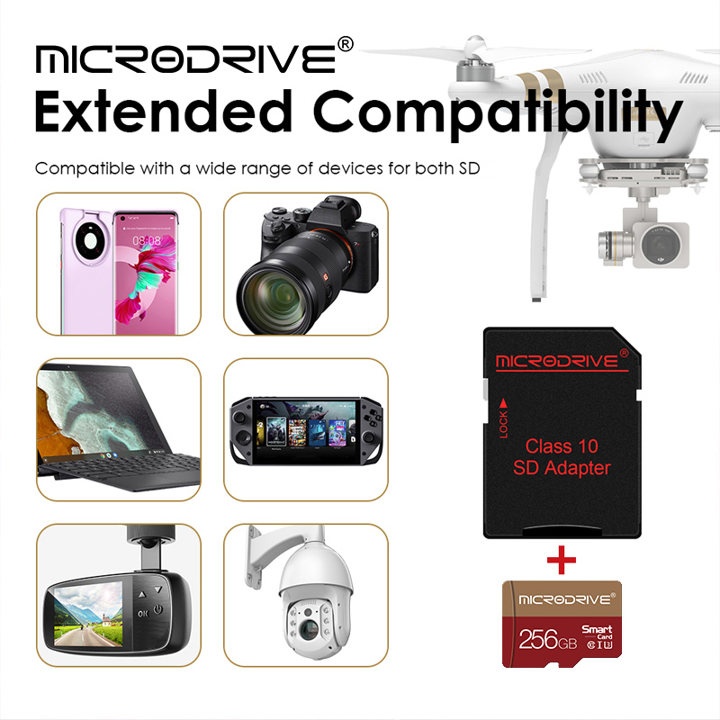 Mini SD Card 64GB 128GB Memory Card 4GB 8GB 16GB 32GB 512GB cartao de memoria tf Card for Smartphone Adapter