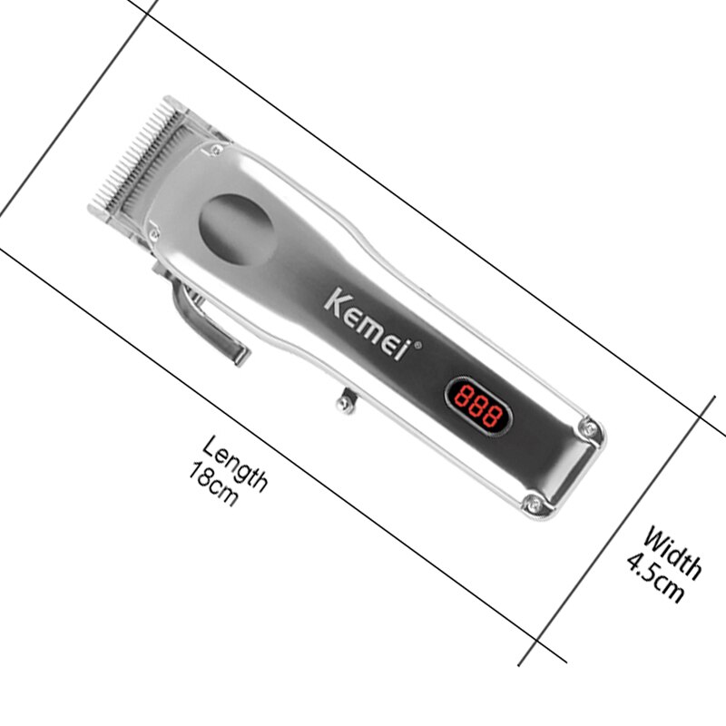 wire and wireless hair trimmer electric adjustable hair clipper rechargeable hair cutting machine