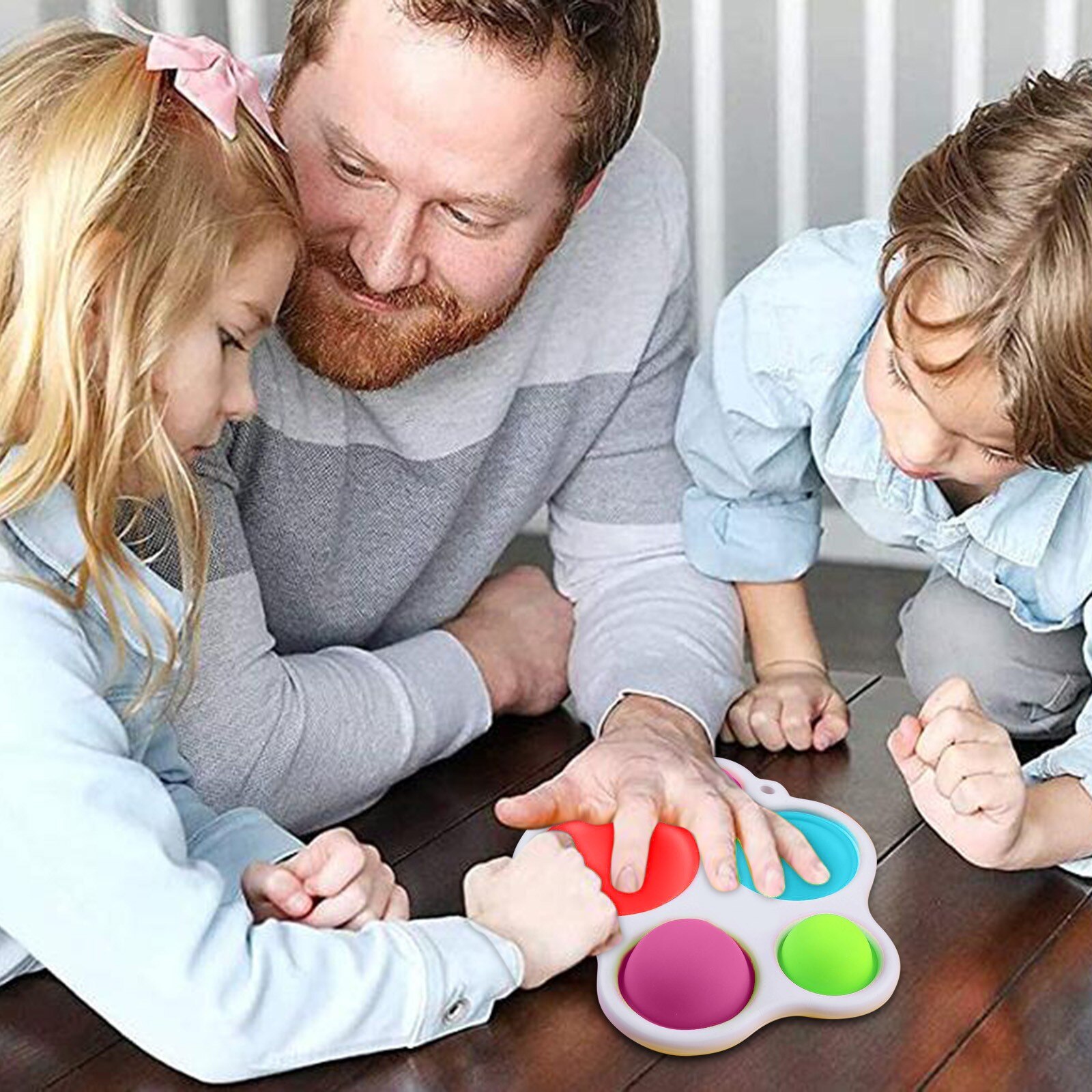 Music Dance Game Puzzle – Consola Portátil Con Luces Y Ritmo Para Entrenar Reflejos Y Concentración En Niños +4 Años