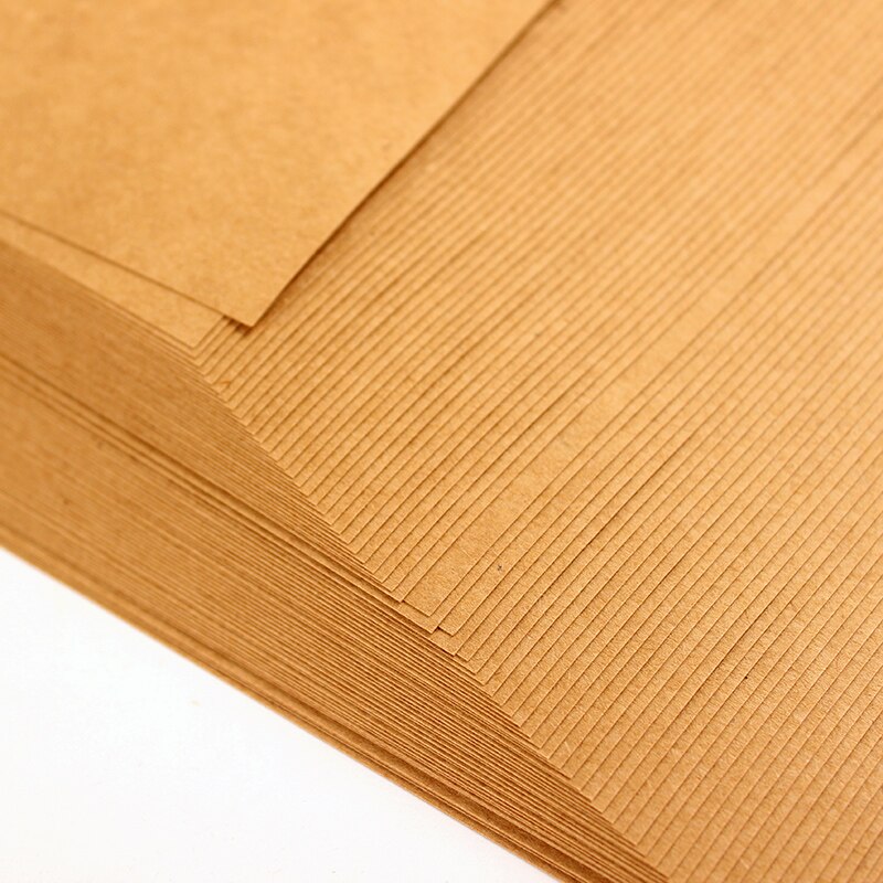 A3/A4/8K/4K Brown Kraft Paper Cardboard Blank Card Packaging Paper 120/150/250/350gsm Copy Paper Art Painting Paper DIY Handmade