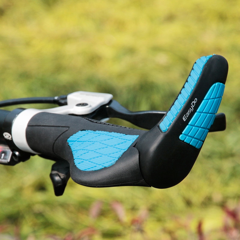 EASYDO Bicycle Grips Ergonomic Bar End Kraton Grip Handlebar Barend Casing Holder Angle adjustable MTB Cycling Hand Rest