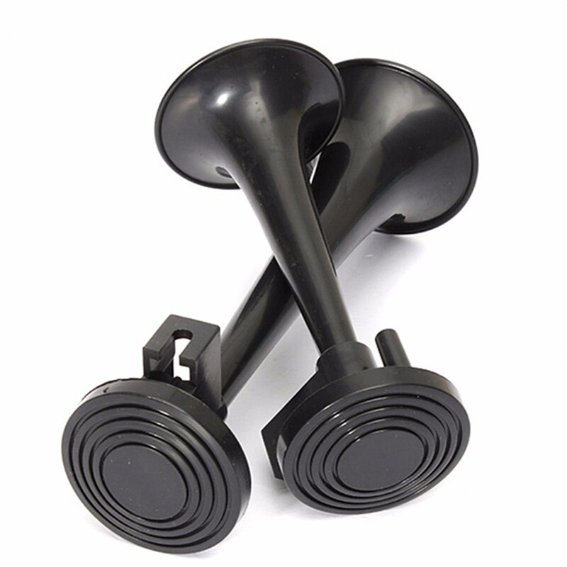 2 uds bocina de aire Dual trompeta súper fuerte Universal tren coche camión barco