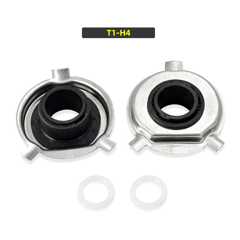 2PCS LED Car Headlight Bulb Base Adapter Socket Holder H1 H3 H4 H7 H11 9005 HB3 9006 9004 9007 H13 880 881 For T1 Auto Headlamps: H4 Socket Kit