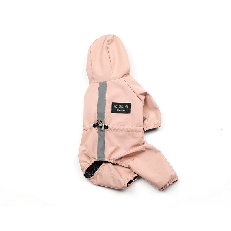 Chubasquero para perros, disfraz para mascotas, ropa impermeable para perros, chaquetas con capucha para mascotas, chubasquero para perros, accesorios para cachorros, poncho para perros.: Rosa / 55 x 40 x 35cm