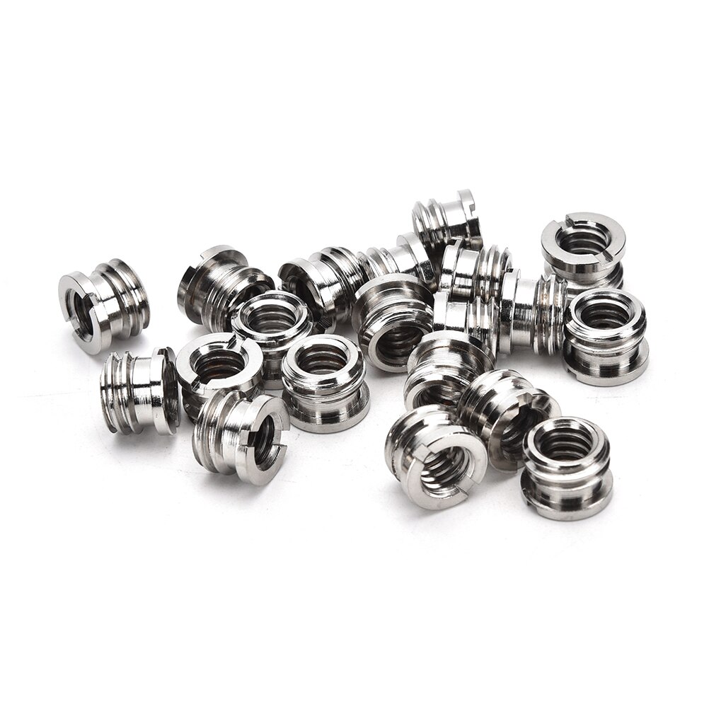 10pcs 1/4" To 3/8" Screw Mount Convert Adapter For Tripod Monopod Ballhead DSLR SLR Accessories Camera Accessories