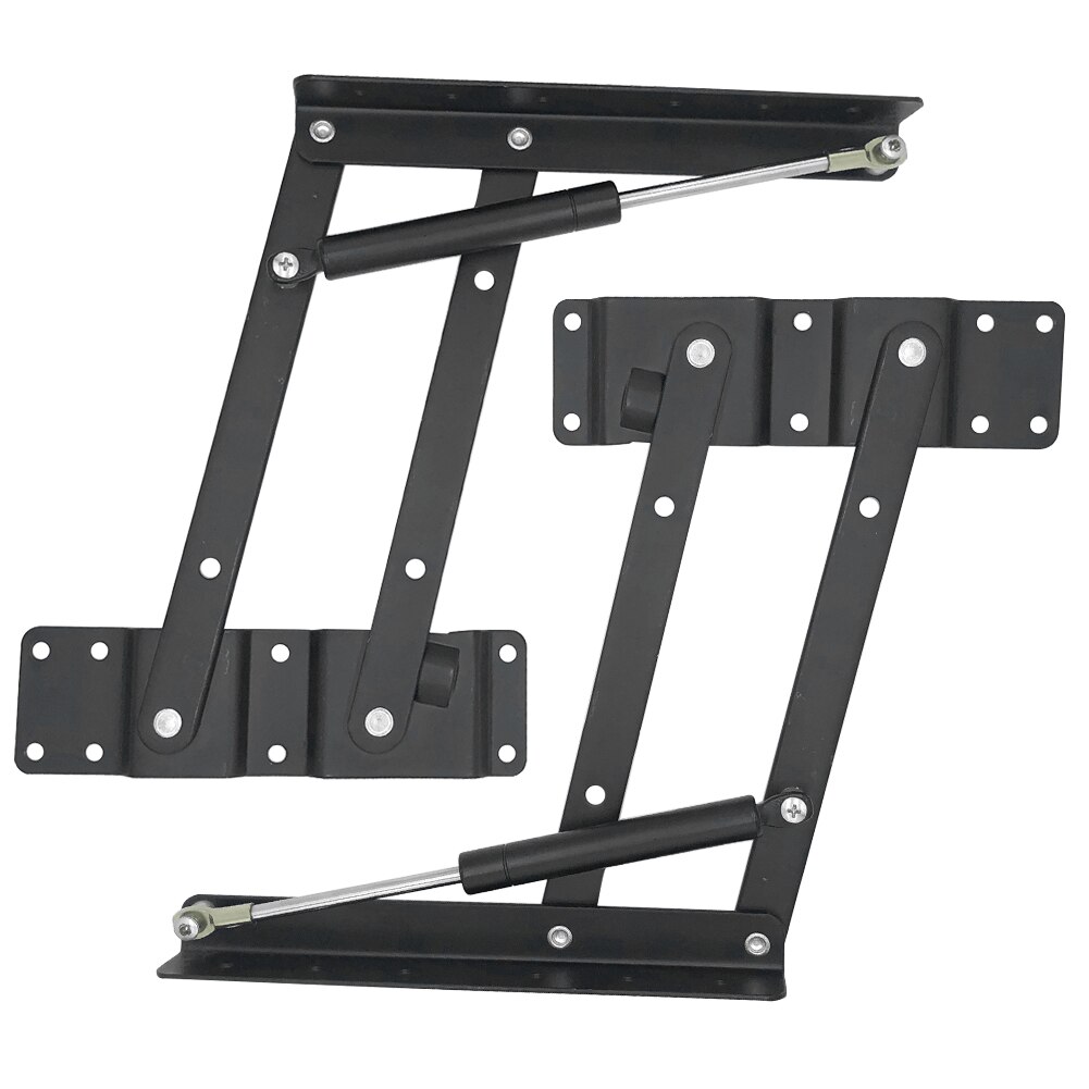 1 paire de matériel de meubles peu encombrant facile à installer tampon hydraulique Table basse cadre de levage maison salon support pliant