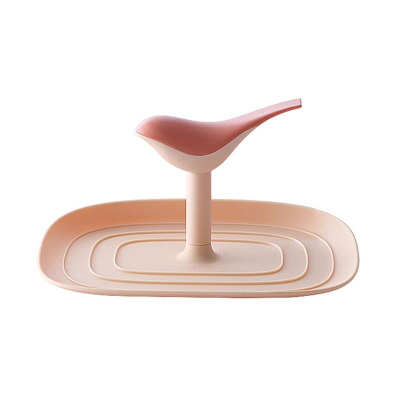 Spatula Ladle Shelf Spoon Rest Pot Lid Holder Rack Cover Strainer Pad Kitchen Multifunction Stand Containers: Pink