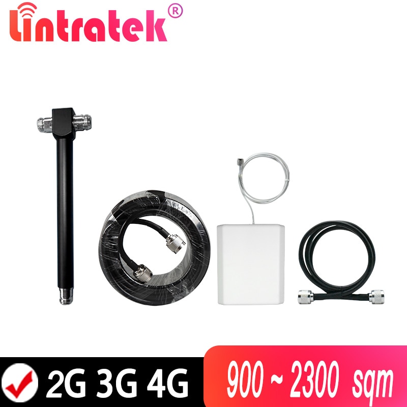 Interne antenne einstellen enthält 2-weisen Splitter für 2G 3G 4G Signal Booster Bausatz abdeckung 900-2300 platz Meter ohne barriere