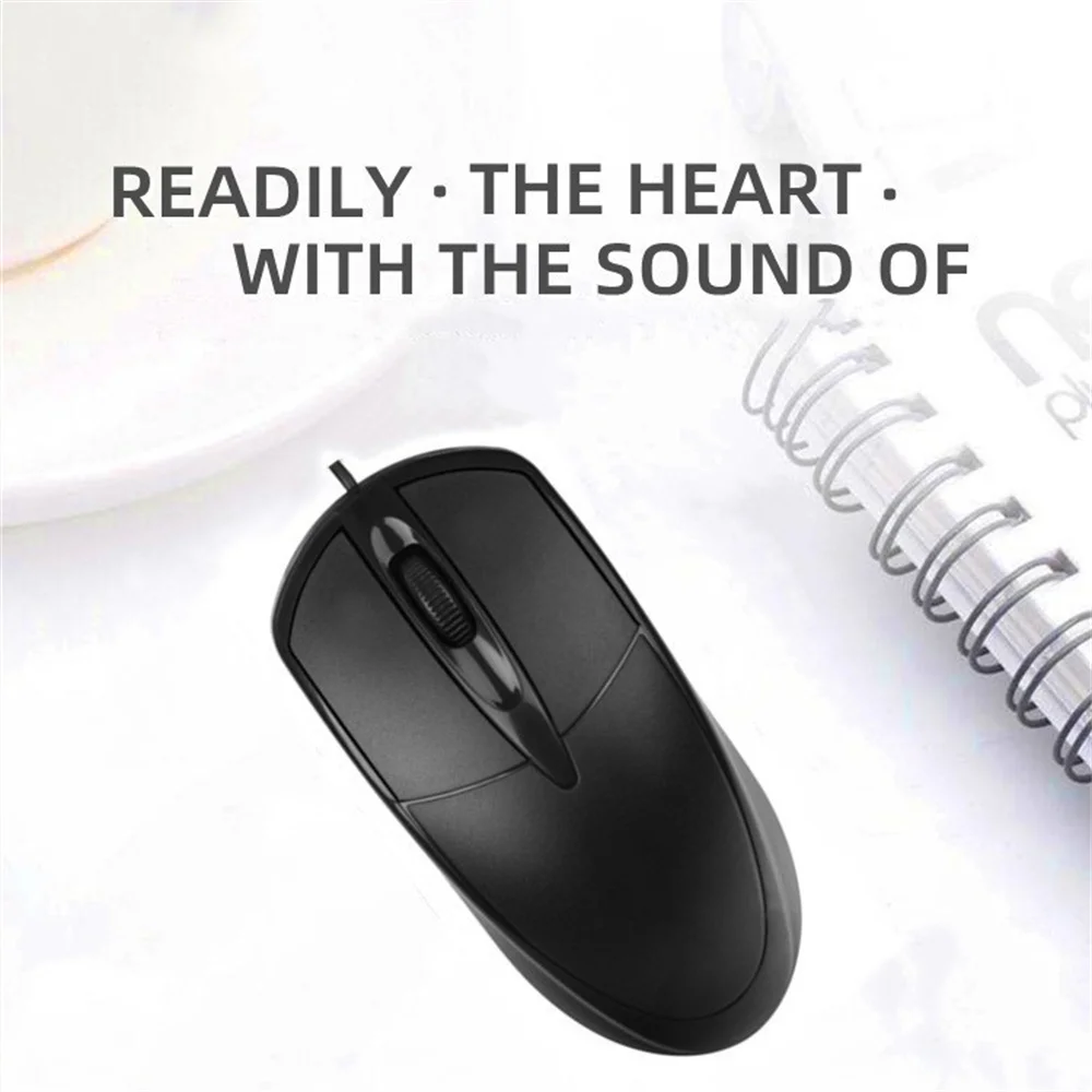 Xiaomi USB-Kabel-Computermaus, optische Maus, Gamer, PC, Laptop, Notebook, Computermaus, Mäuse für den Heimgebrauch im Büro