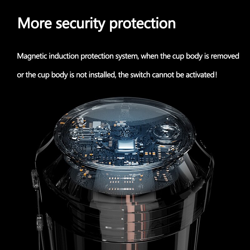 Blender Electric Kitchen Juicer Mixer Portable food processor charging using quick juicing cut off power Fruit Cup