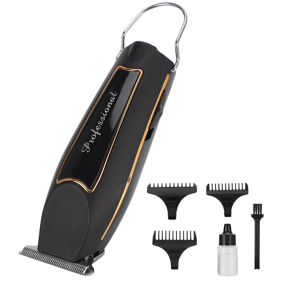 Electric Hair Cutting Machine Hair Clipper Hair Trimmer US Plug 100-240V(Black )