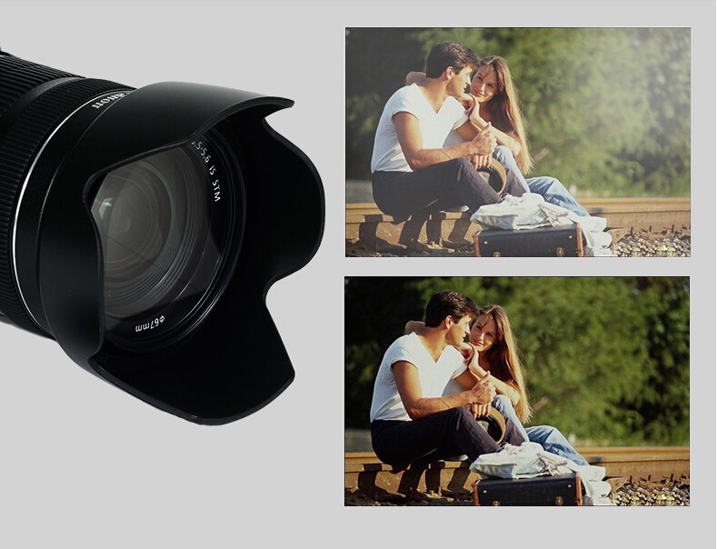 HB-32 67mm HB 32 HB32 Lens Hood Reversible Camera Lente Accessories for Nikon D90 D5200 D7000 D7100 D5100 18-105mm 18-140mm