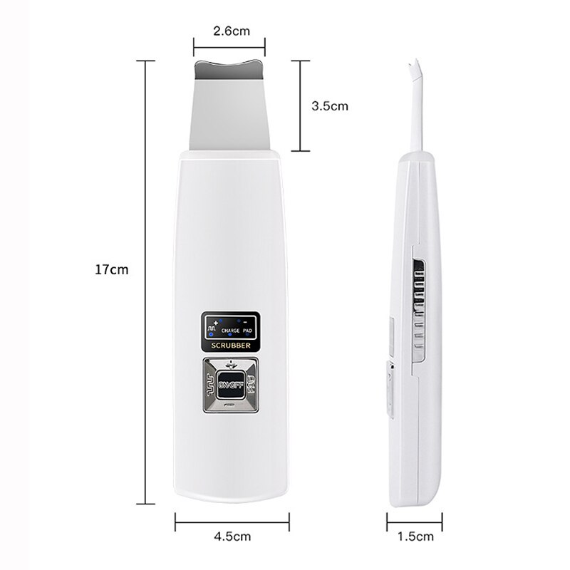 Ultrasoon gezichtsporiënreiniger ultrasone therapie huidscrubber galvanische ionen spa schoonheidsapparaat gezichtsmassager faceliftmachine