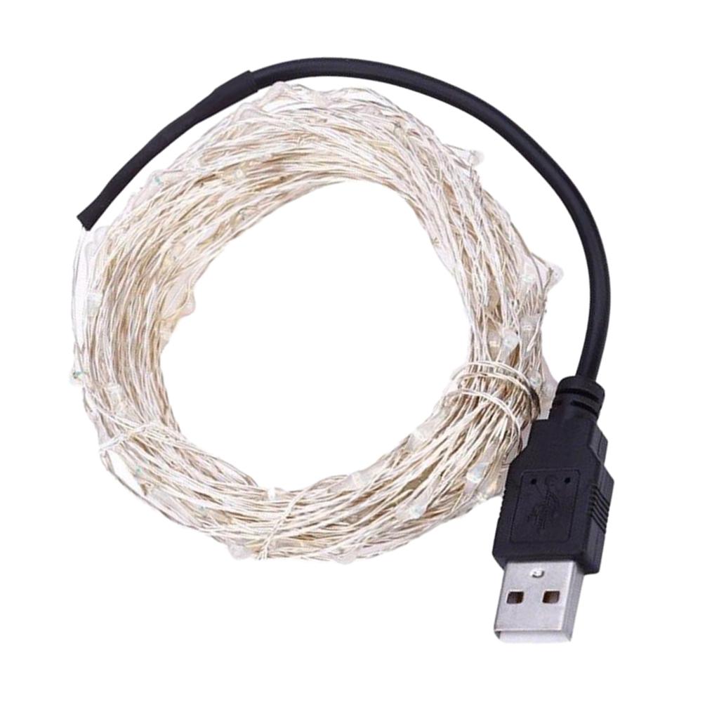 10m Waterproof Fairy Light Portable USB Charging Decorative Wedding Lights