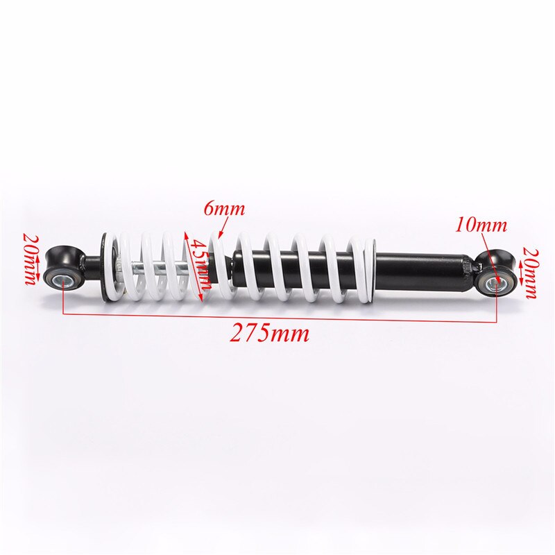 TDPRO 275mm Motorcycle Front Shock Absorber Air Suspension Shocker Spring For ATV Quad Buggy Go Kart Dirt Bike SU-30 JZB-AA003