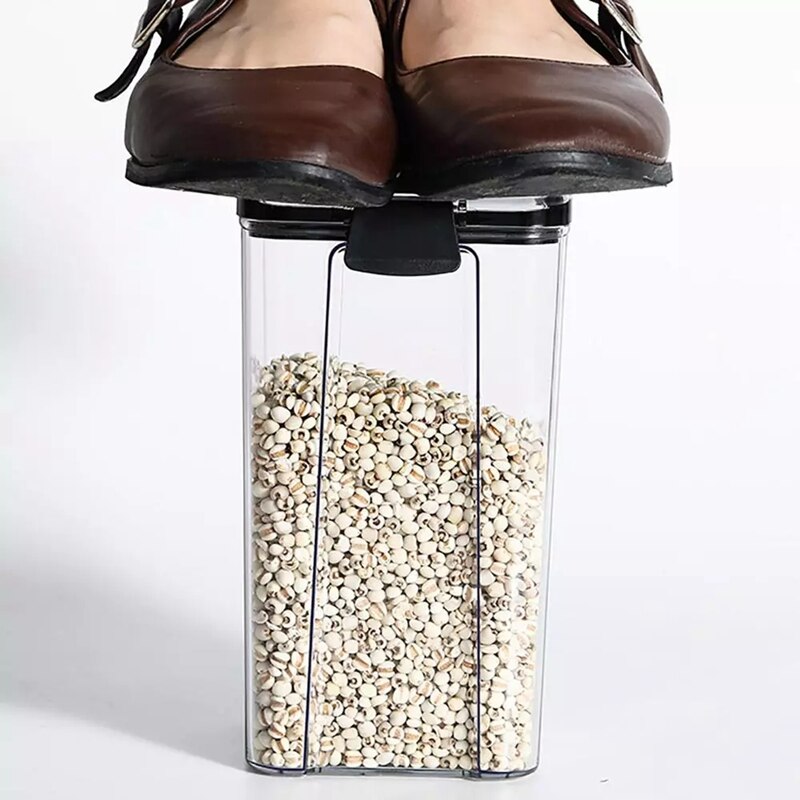 Transparent Airtight Cans, Whole Grains Airtight Box, Refrigerator Dry Food Storage Box