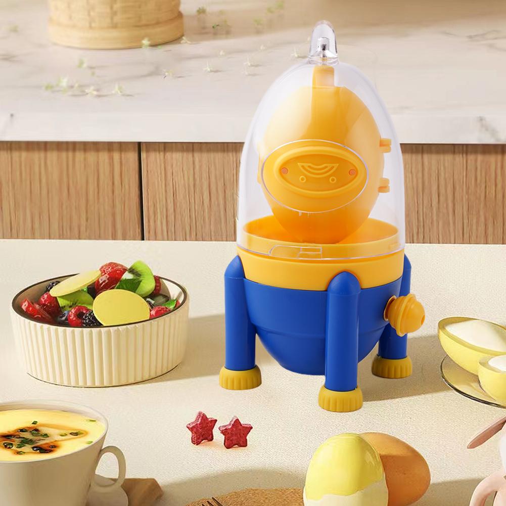 Fusée manuelle extracteur d'œufs doré brouilleur ménage oeuf blanc jaune mélangeur albumen mélangeur sans casser les œufs outils de cuisine