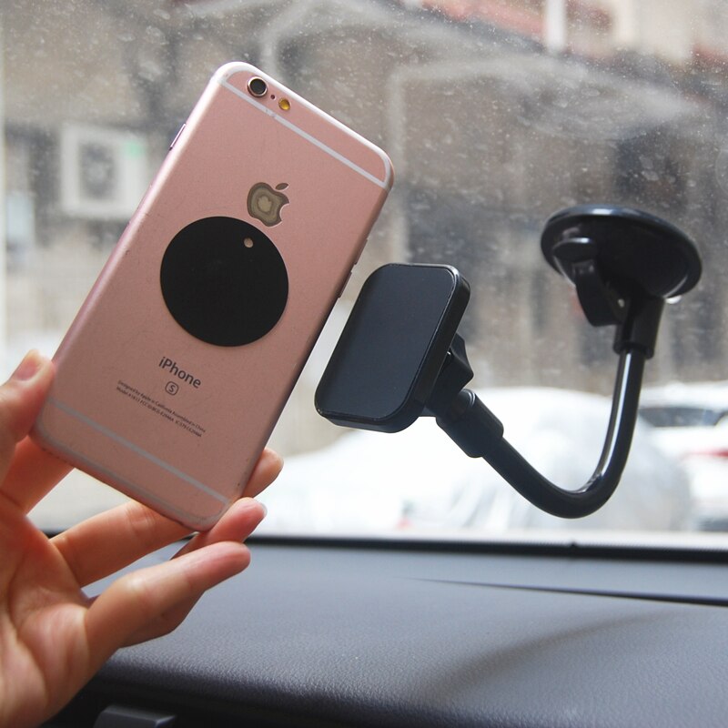 Magnetische praktisch Halfter Auto Halterung Lange Arm Windschutzscheibe Auto Telefon halterung für iPhone X 8 8 Plus 7 7 Plus 6 6 Plus SE