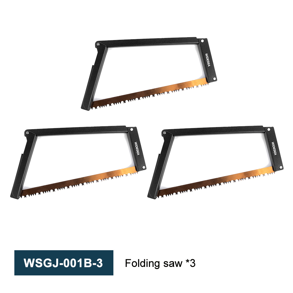 Widesea hopfällbar såg camping bärbar 32cm st mangan bågfil med förvaring hopfällbar skogsbruk utomhusverktyg för trä 4pc st: Blå