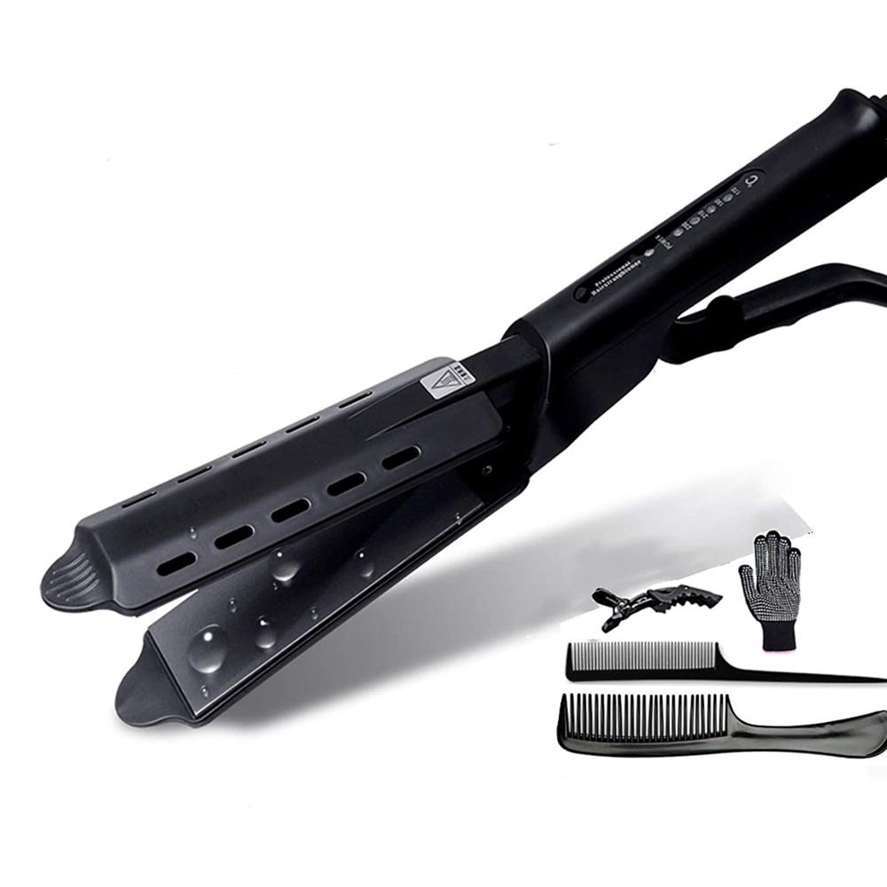 Fer à lisser en céramique Tourmaline 60W, fer plat pour cheveux, pour tous les Types de cheveux