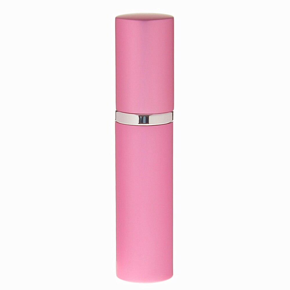 5ml rechargeable Mini vaporisateur de parfum en aluminium vaporisateur atomiseur vide contenants cosmétiques Portable voyage bouteille de parfum: Pink