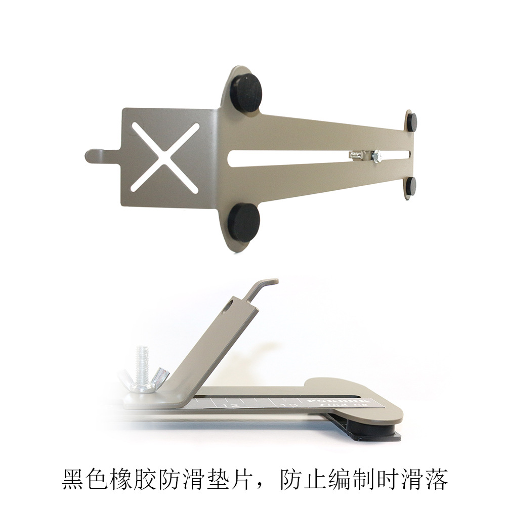 Monkey Fist Jig and Paracord Jig Bracelet Maker Paracord Tool Kit Adjustable Metal Weaving DIY Craft Maker 4" to 13"