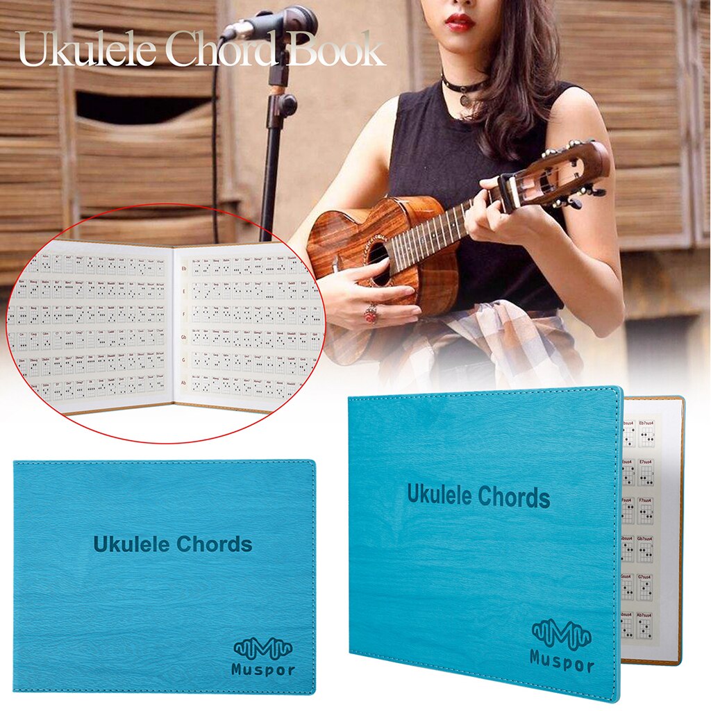 Tableau des accords du Ukulele Portable, livre de chansons de plus de 180 accords, collecte de toutes les tonalités a-ab
