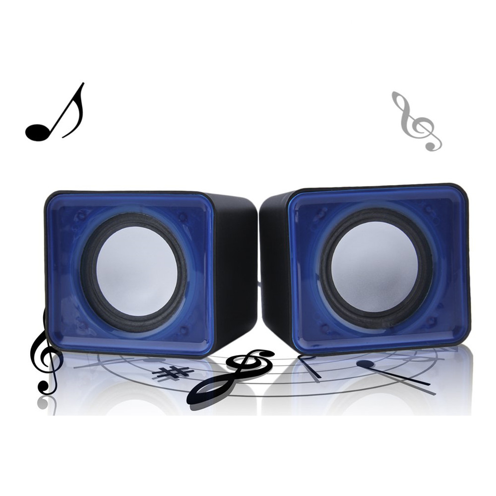 Mini altavoces multimedia USB 2,0 portátiles, Mini altavoces Multimedia de escritorio de ordenador portátil, Jack de 3,5mm