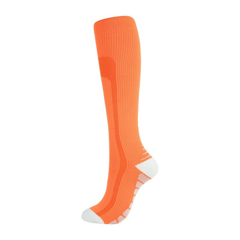 Men Women Running Socks Sports Compression Happy Tube Socks Support Nylon Unisex Outdoor Racing Pressure Stockings: 3 / L/XL