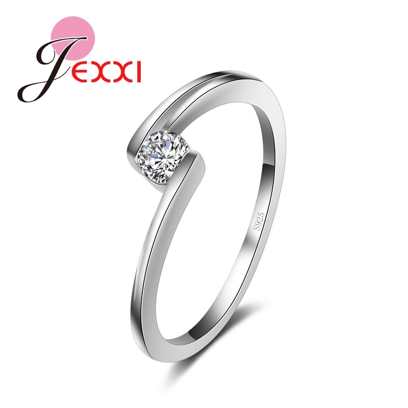 925 Sterling Zilveren Ring Mode-sieraden Vintage Ringen Voor Vrouwen Wedding Engagement Anniversary Bijoux Accessoires
