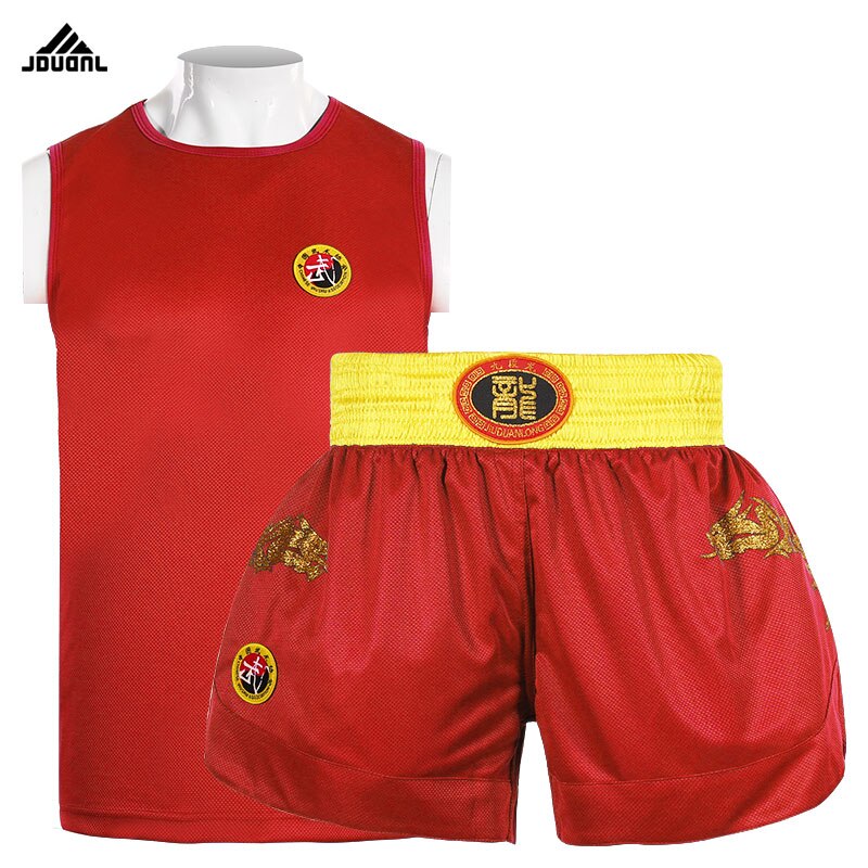 Mma muay thai boxningsshorts barn kvinna och man kickboxningsbyxor sanda wushu kungfu trunks boxningsdräkter