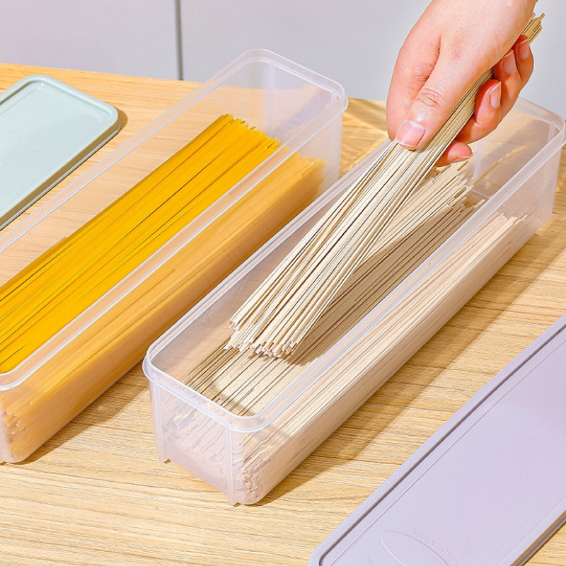 Küche Nudel Spaghetti Container Haushalt Getreide Konservierung Lagerung Box mit Deckel Spaghetti Box Küche Lebensmittel Container