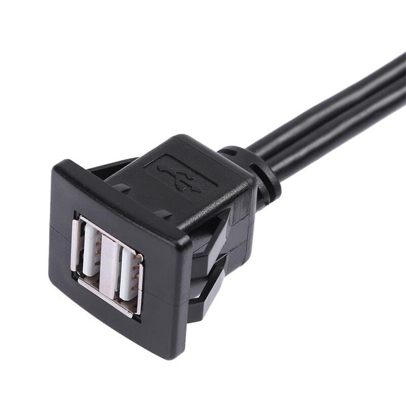 Car Dashboard Moto Flush Mount Panel USB 2.0 3.5mm M/F AUX Lead Extension Cable Car Styling Dashboard for Motocycle Car Car Dashboard Moto Flush Mount Panel USB 2.0 3.5mm M/F AUX Lead Extension Cable Car Styling Dashboard for Motocycle Car