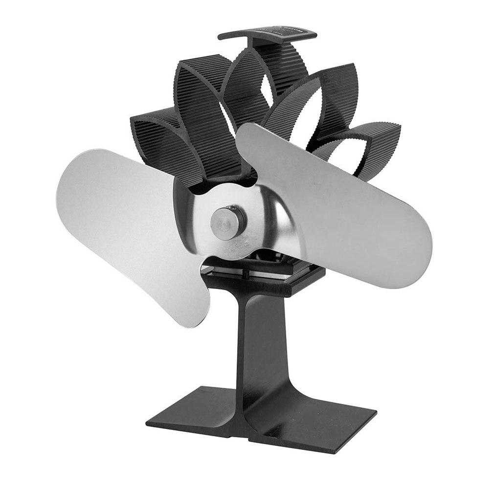 Stove Fan For Fireplace Wood Log Burner Powered Eco Fan Fireplace Fan Thermal Power Fan Heat Powered Stove Fan: 04