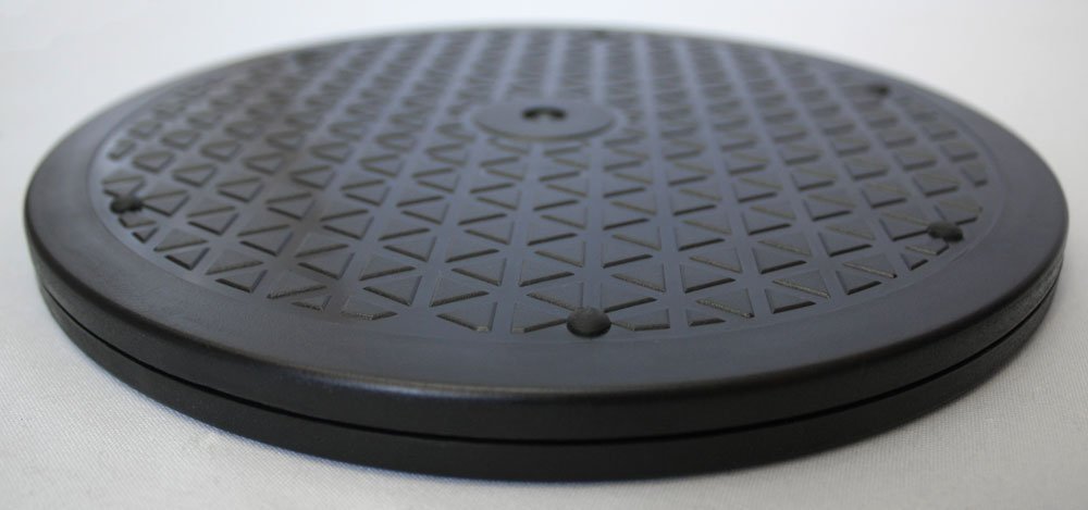 UNTCENT 12" Heavy Duty Rotating Swivel Display Stand with Steel Ball Bearing for Indoor Use with Monitor/tv/turntable/lazy Susan