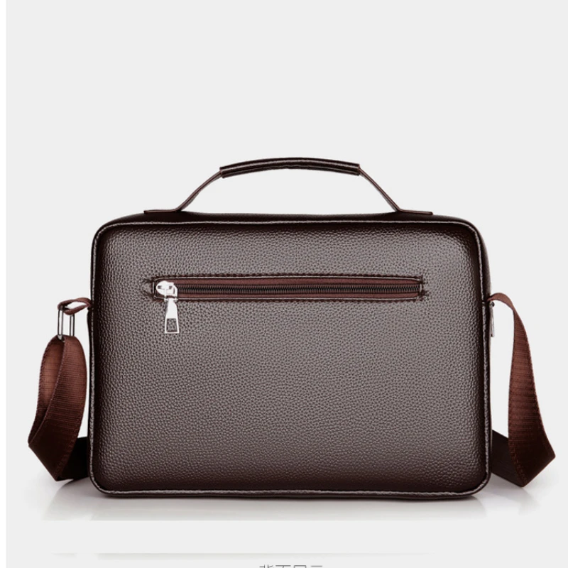 2024 Mannen Schoudertas Voor 10.4 "Ipad Pu Leer Zakelijke Handtassen Mannen Messenger Bags Mode Man Crossbody tas
