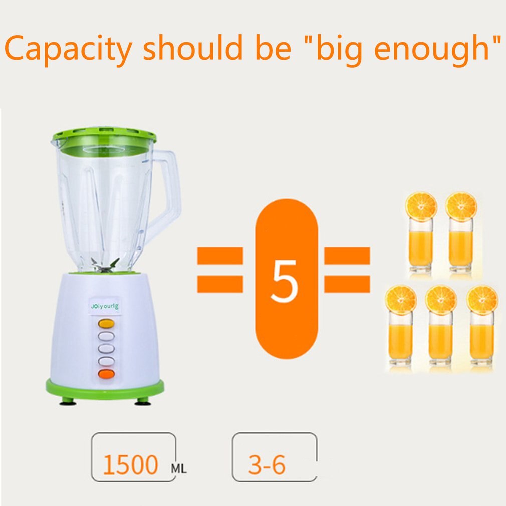 Multifunctionele Elektrische Citruspers Huishoudelijke Automatische Blender Juicer Machine 2L Hoge Capaciteit Juicer