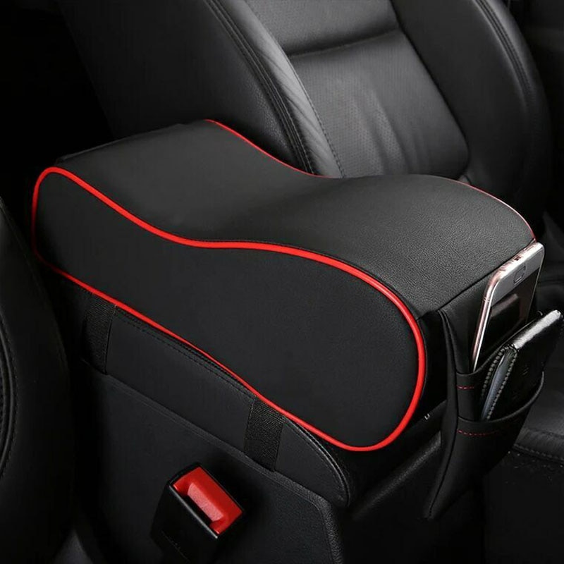 Universal Car Armrest PU Leather Pad Auto Armrests Car Center Console Arm Rest Seat Box Pad Vehicle Protective Car Styling