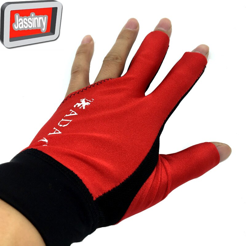 1 st rode Adam Biljart Handschoenen Hoge elastische en punch vel Biljart handschoenen linkerhand snooker handschoenen