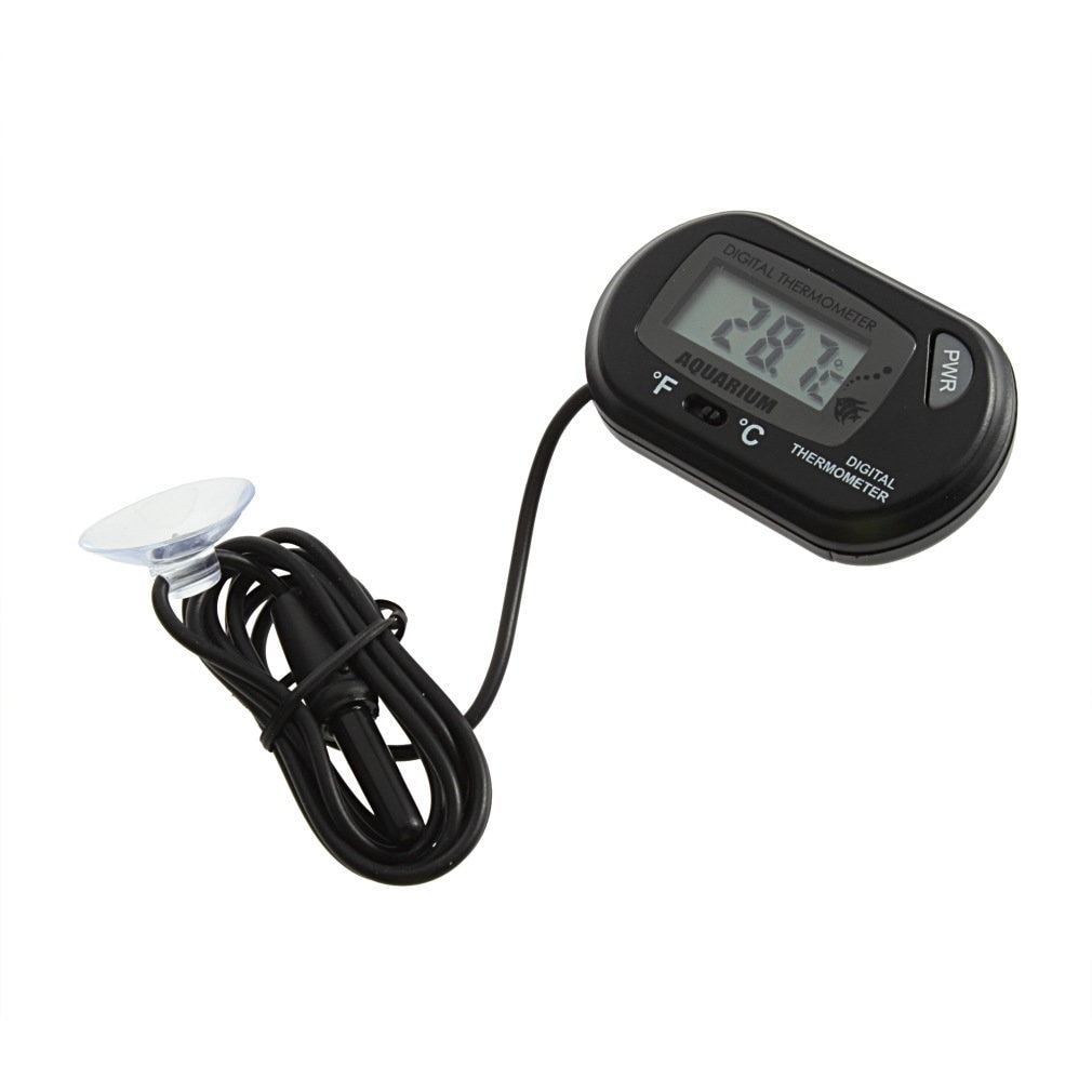 LCD Digital Thermometer Aquarium Thermograph Marine Water Temperature Measurement Tool For Fish Tank Temperature Control: Default Title