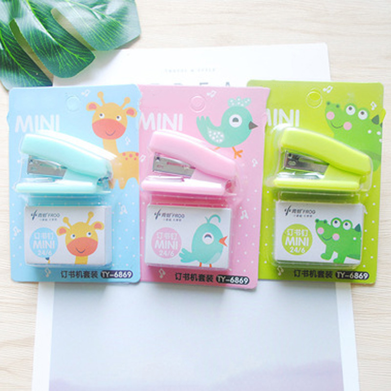 Child Stapler 1PCS Cartoon Mini Stapler Set With Staples Station... – Grandado