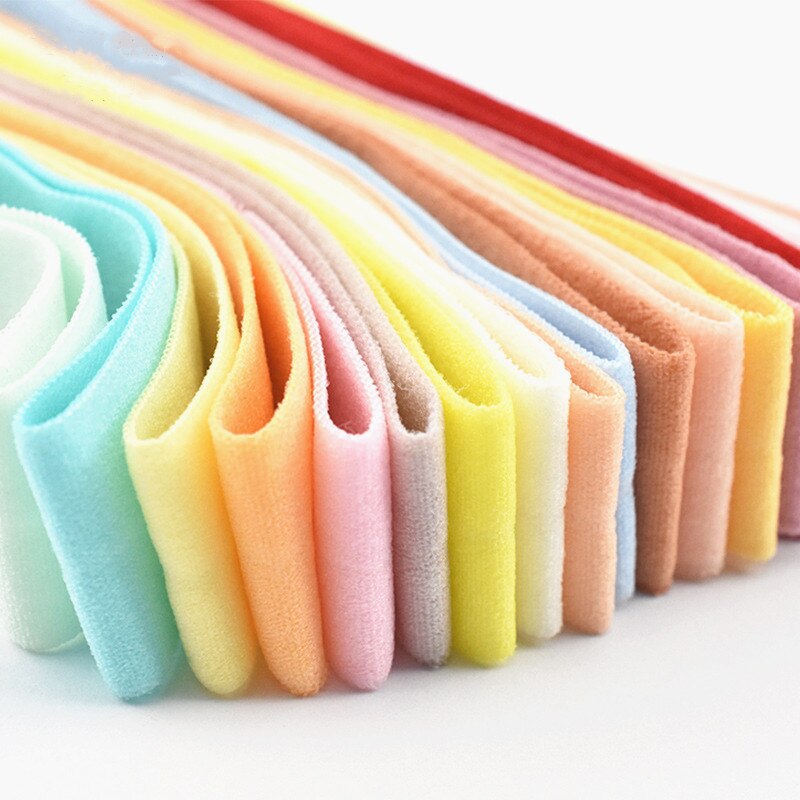20mm Fold Over Rubber Band Multirole Fabric Spandex 2cm Elastic Bands Tape Garment For Pants Sewing Accessories 5yards