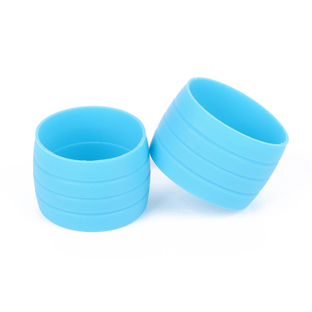 1 Paar Siliconen Plug Racefiets Stuur Fiets Stuur End Bar Tape Vaste Ringen Beveiligingen Mouwen Fietsen Accessoires: Blue