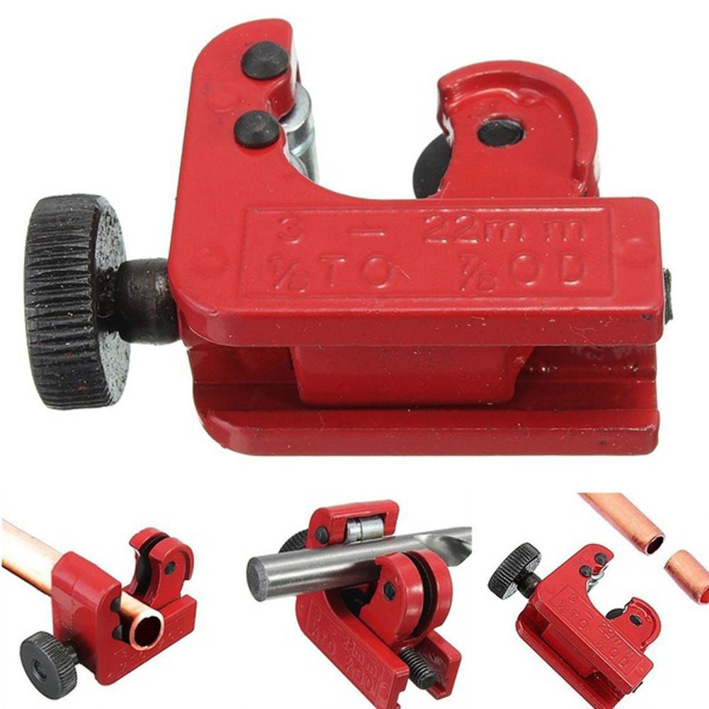 Mini Tubing Cutter Copper Pipe Cutting 1/8in - 7/8in External Diameter: Default Title