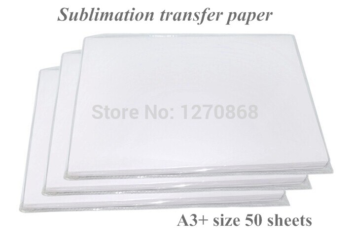 Beste qualtiy A3 + Sublimatie transfer papier voor polyester stof 50 vellen een zak