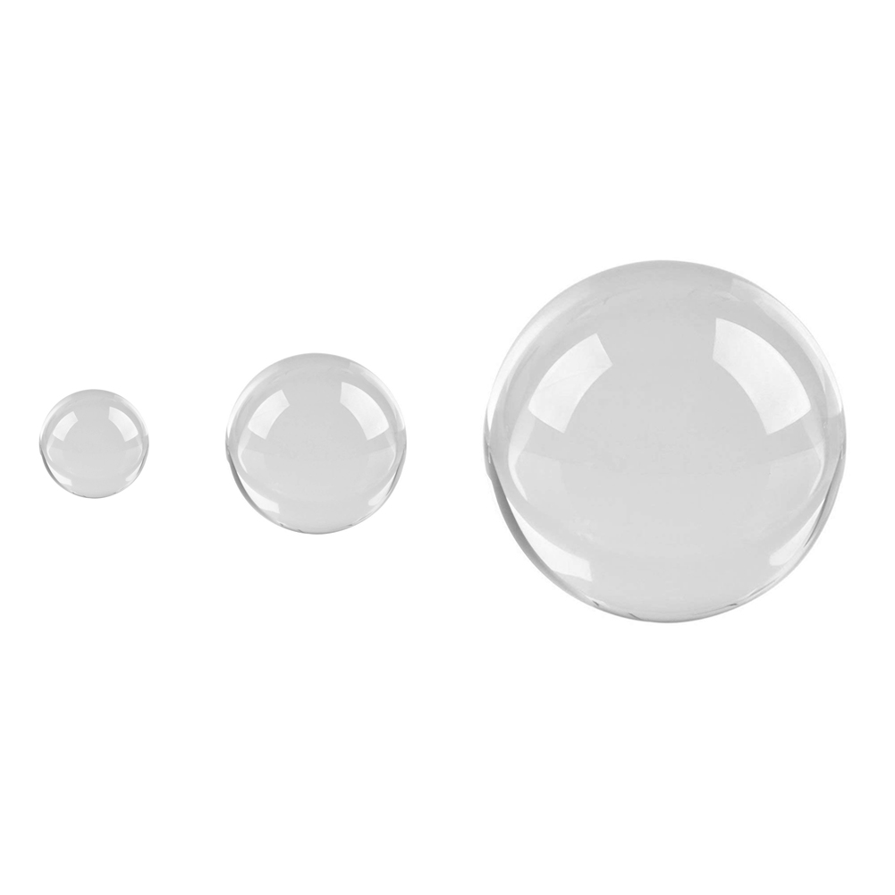 Demi-sphère acrylique, demi-cercle Transparent, boule solide